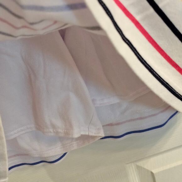 Croft & Barrow Women's Golf Skort XL Striped Pull-On Athletic Summer Wear - Picture 3 of 5